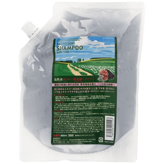 SUNNYPLACE Zacro Sumi Shampoo Refill 800ml