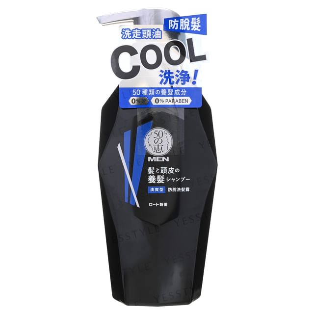 Rohto Mentholatum 50 Megumi Men Anti-Hair Loss Shampoo Fresh