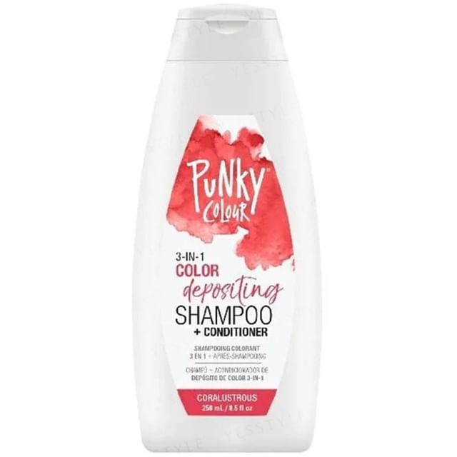 Punky Colour 3-in-1 Color Depositing Shampoo + Conditioner - Coralustrous