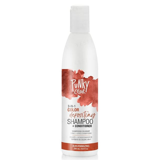 Punky Colour 3-in-1 Color Depositing Shampoo + Conditioner - Auburnmazing