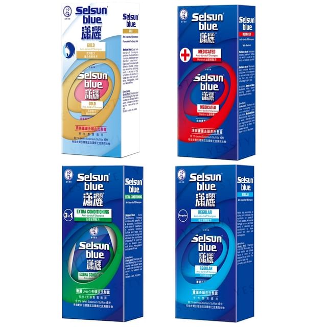 Rohto Mentholatum Selsun Blue Anti-Dandruff Shampoo Regular 200ml