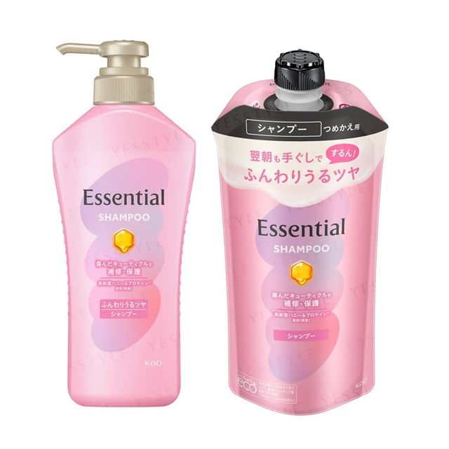 Kao Essential Soft & Glossy Shampoo 450ml