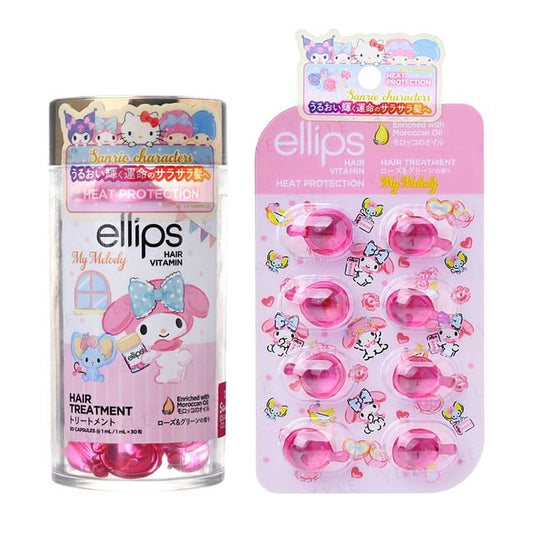 Ellips Sanrio My Melody Moroccan Hair Treatment Hair Oil 8 pcs