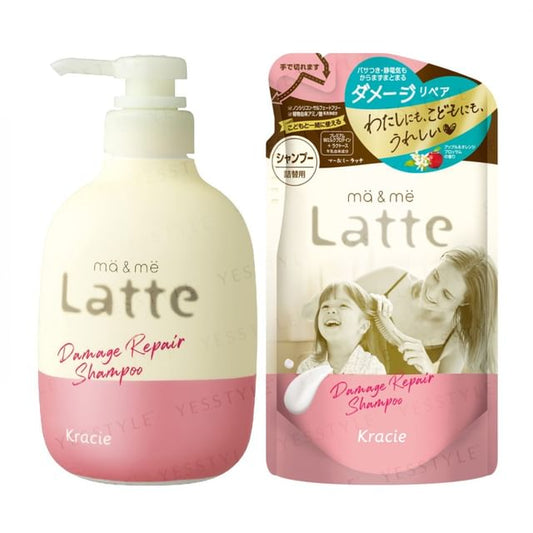 Kracie Latte Damage Repair Shampoo 360ml Refill