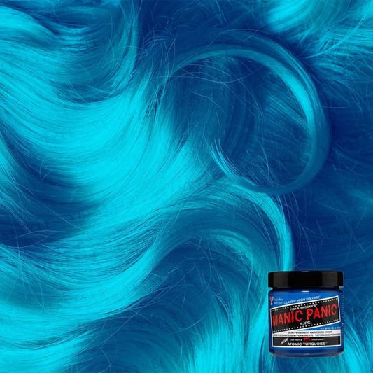 Manic Panic Semi-Permanent Hair Color Cream - Atomic Turquoise 118ml