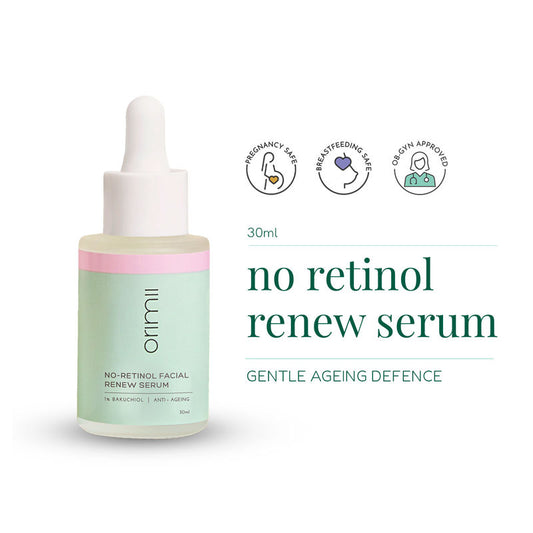 Orimii No Retinol Anti Ageing 1% Bakuchiol Face Serum - Pregnancy Safe