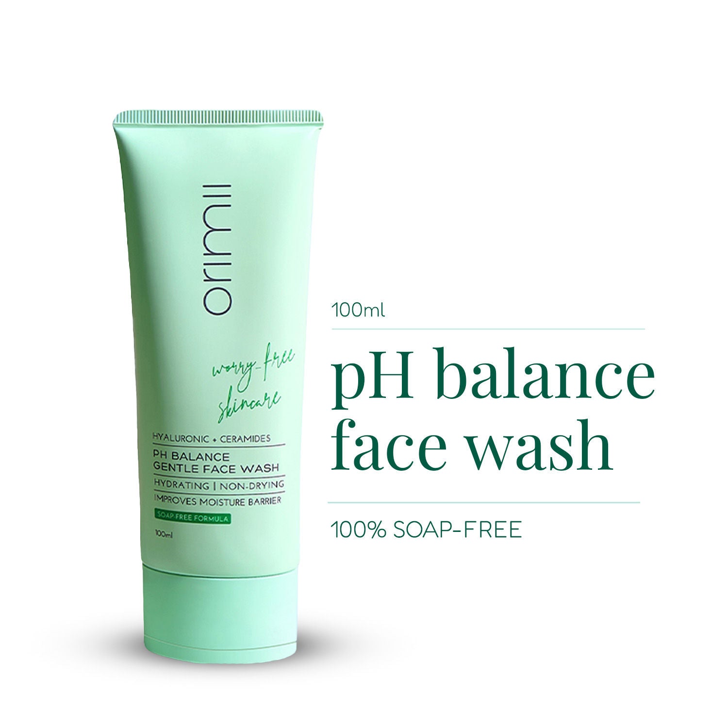 Orimii Hyaluronic + Ceramides PH Balance Gentle Face Wash