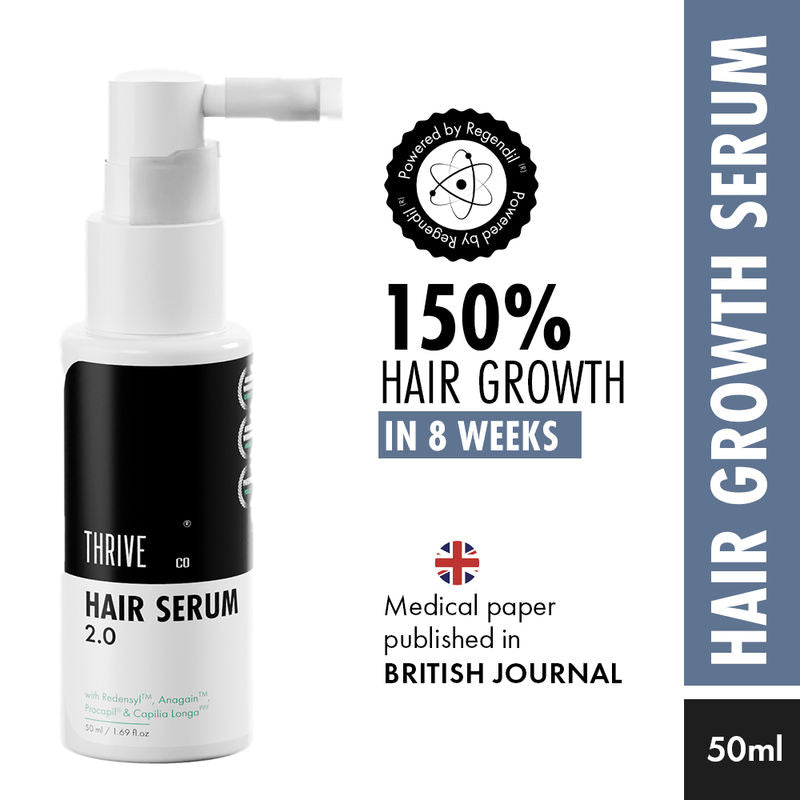 ThriveCo Hair Growth Serum Spray with Redensyl, Rosemary, Procapil, AnaGain & Hyaluronic Acid, 50ml