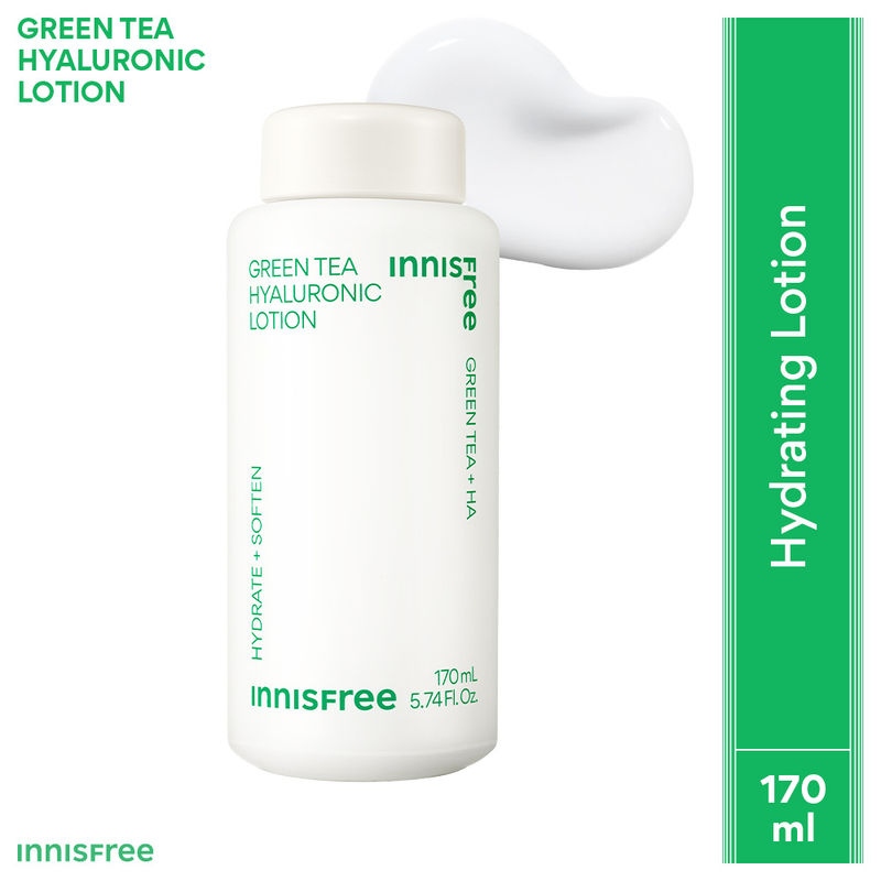 Innisfree Green Tea Hyaluronic Lotion For Refreshing & Dewy Finish