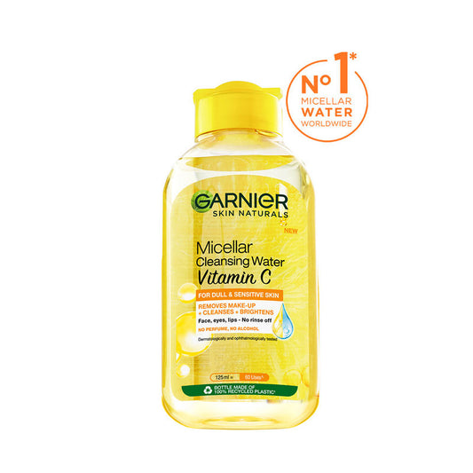 Garnier Vitamin C Micellar Water - Removes Makeup, dust & impurities For Dull Skin