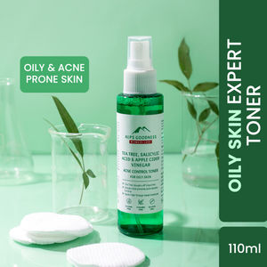 Alps Goodness Acne Control Toner for Oily Skin with Tea Tree Apple, Cider Vinegar & Salicylic Acid (110 ml)