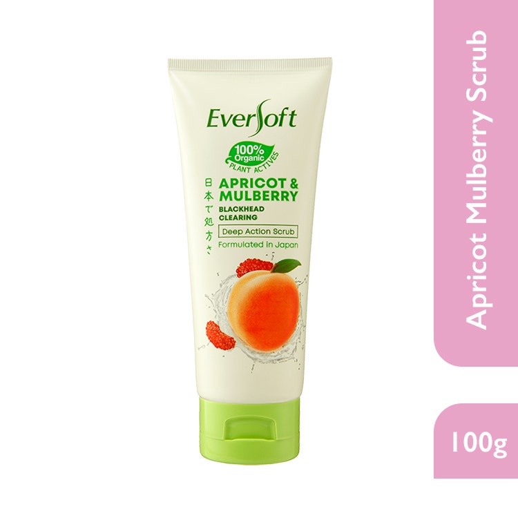 Eversoft Apricot & Mulberry (Blackhead Clearing) Deep Action Scrub 100G