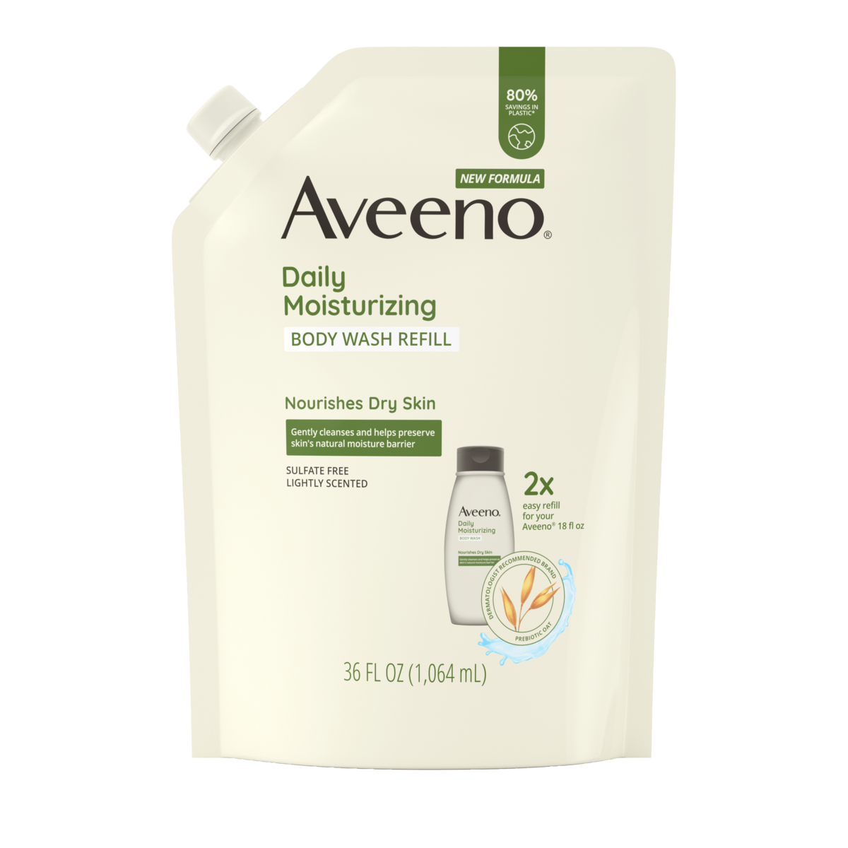 Daily Moisturizing Body Wash Refill, Soothing Oat