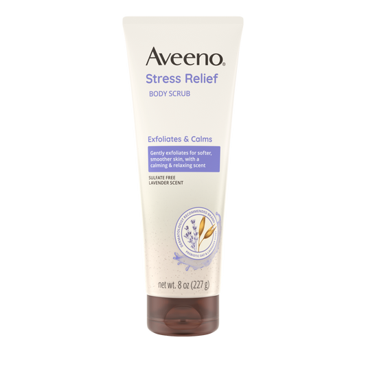 Stress Relief Exfoliating Body Scrub, Lavender