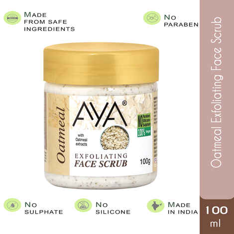 AYA Oatmeal Exfoliating Face Scrub, 100 ml