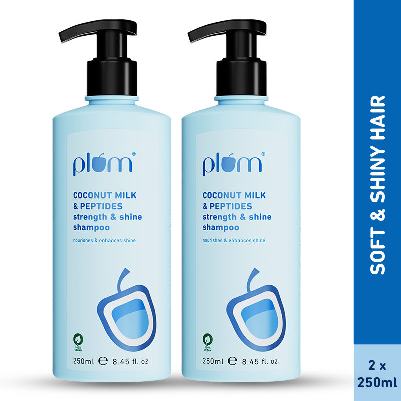 Plum Coconut Milk & Peptides Shampoo - Pack of 2