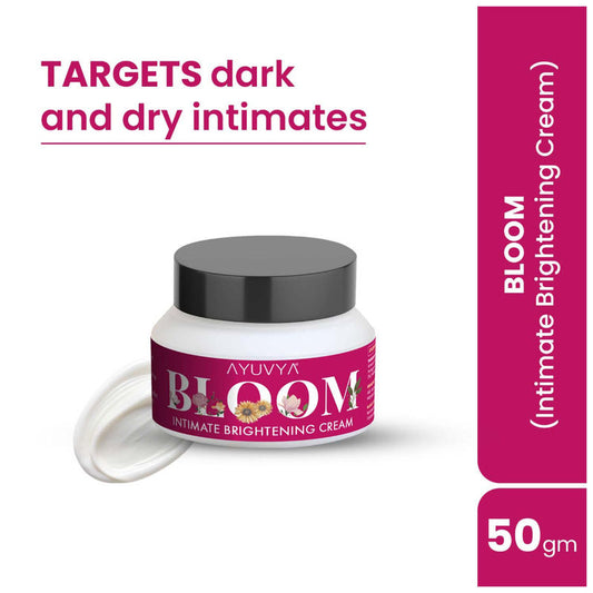 AYUVYA Bloom Intimate Brightening Cream for Dark Inner Thighs & Bikini Area with goodness of Coffee
