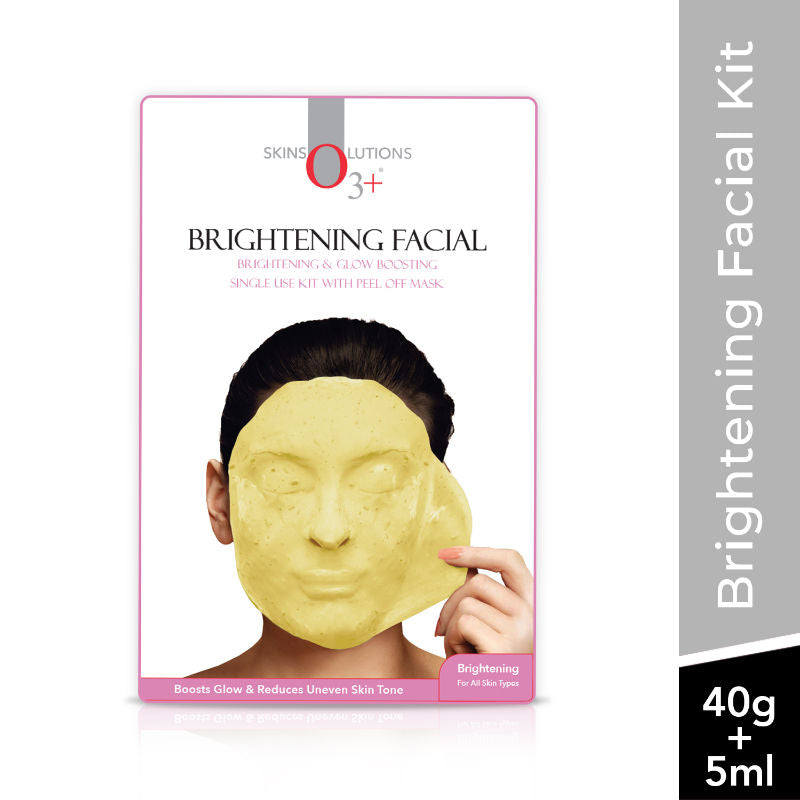 O3+ Brightening Facial Single Dose Kit for Glow Boosting, Reducing Uneven Skin Tone | All Skin Types
