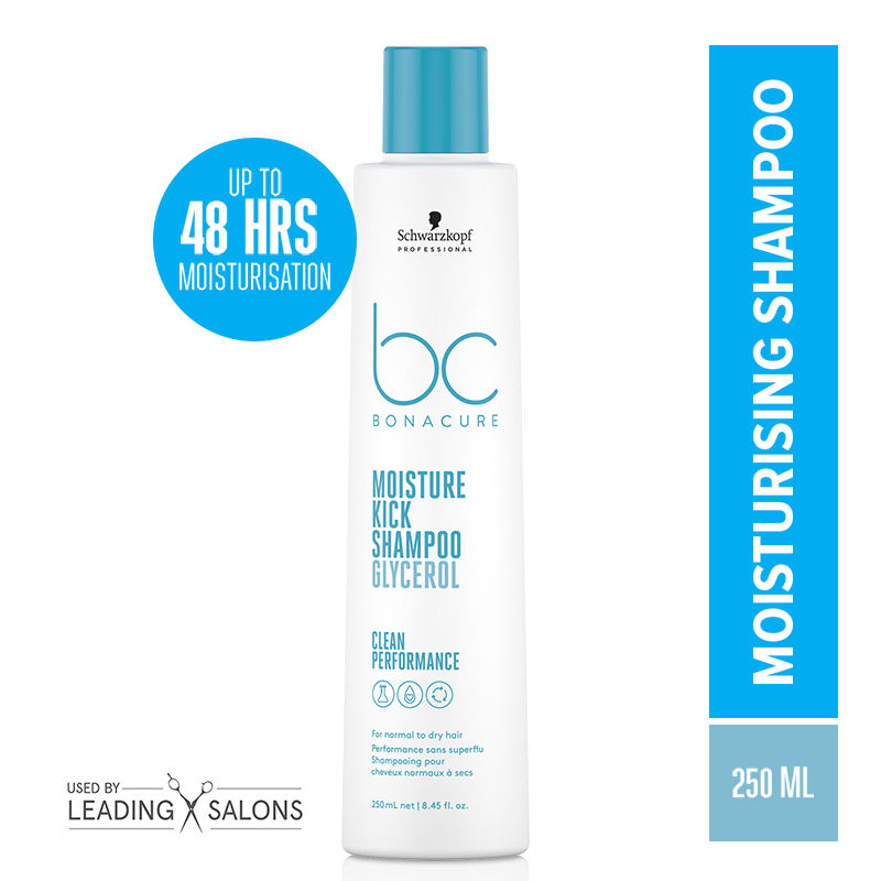 Schwarzkopf Professional Bonacure Moisture Kick Shampoo With Glycerol - For Dry Hair