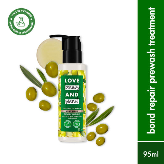 Love Beauty & Planet Olive Oil & Peptide Bond Repair Prewash Treatment