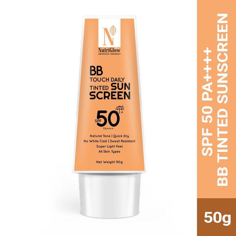 NutriGlow Advanced Organics BB Touch Daily Tinted Sunscreen SPF 50 PA++++