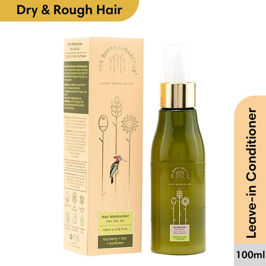 The Earth Collective Hair Moisturizer - Hydrating Leave On Hair Serum With Goji Berries & Oats