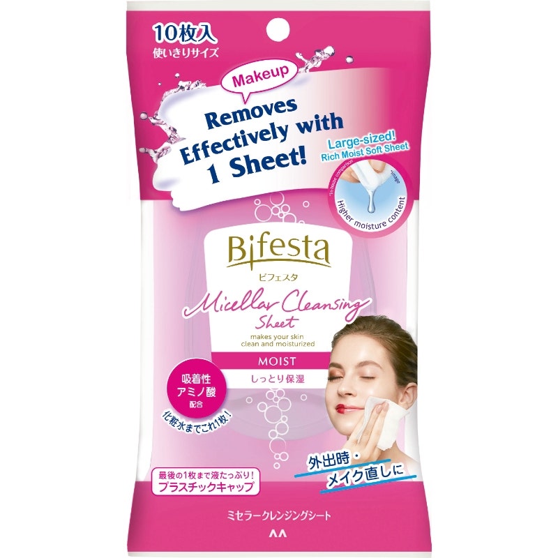 Bifesta Micellar Cleansing Sheet Moist 10S