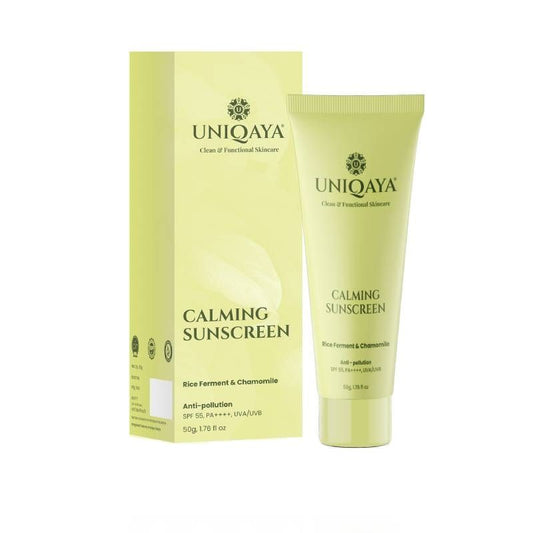 Uniqaya Calming Sunscreen For Sensitive Skin And Acne Prone With SPF 55 PA++++