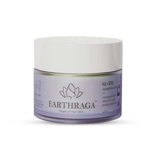Earthraga Ha+Retinol Advanced Night Cream With Squalane & Vitamin E