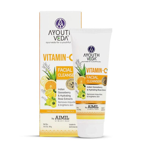 Ayouthveda Vitamin-C Facial Cleanser With Gooseberry, Removes Impurities Brighter & Glowing Skin