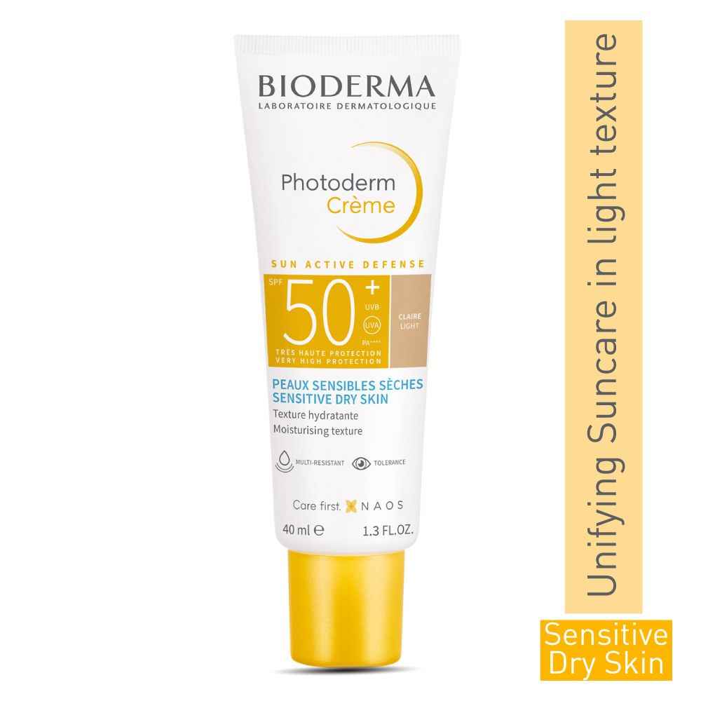 Bioderma Photoderm CremeA Claire Light SPF 50+ Sunscreen Cream Sensitive Dry Skin, 40 ml