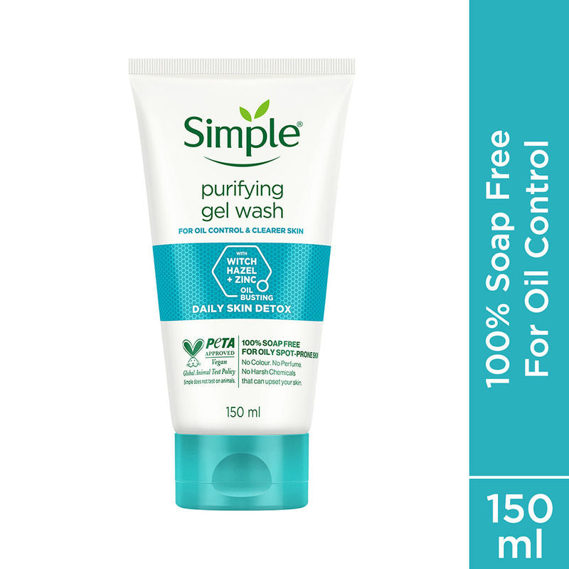 Simple Daily Skin Detox Purifying Facial Wash