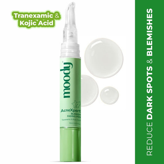 Moody Acnexpert Blemish Fading Pen With Tranexamic & Kojic Acid - For Acne Marks & Scars