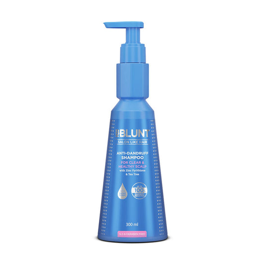 BBlunt Anti-Dandruff Shampoo With Oil Control Technology For Clear & Healthy Scalp