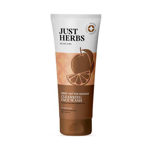 Just Herbs Cleansing Face Wash With Neem + Bitter Orange