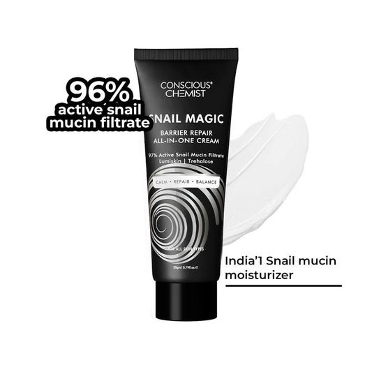 Conscious Chemist Snail Mucin Barrier Repair All-In-One Face Cream For Fine Lines & Wrinkles