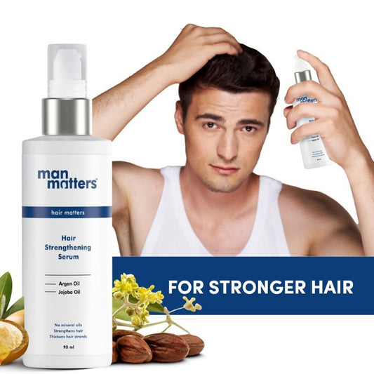 Man Matters Hair Strengthening Serum For Men (With Argan Oil & Jojoba Oil)
