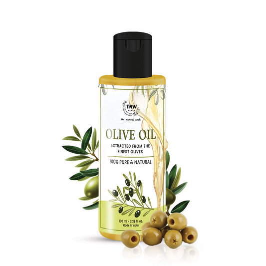 TNW The Natural Wash Olive Oil, Non-Sticky & Lightweight (For Hair, Skin, Lips & Nails)