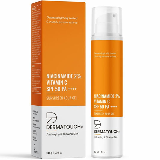 Dermatouch Niacinamide 2% Vitamin C Sunscreen With SPF 50+ PA ++++