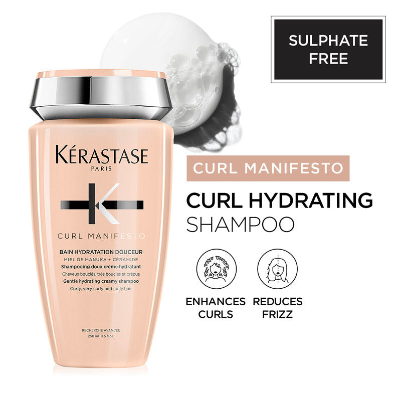 Kerastase Curl Manifesto Shampoo For Curly & Wavy Hair, Sulphate-Free