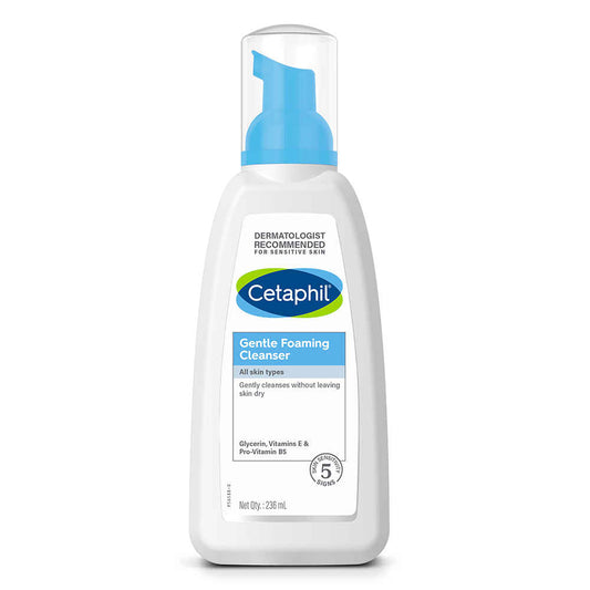 Cetaphil Gentle Foaming Cleanser 236 ml | Face Wash for all Skin Types