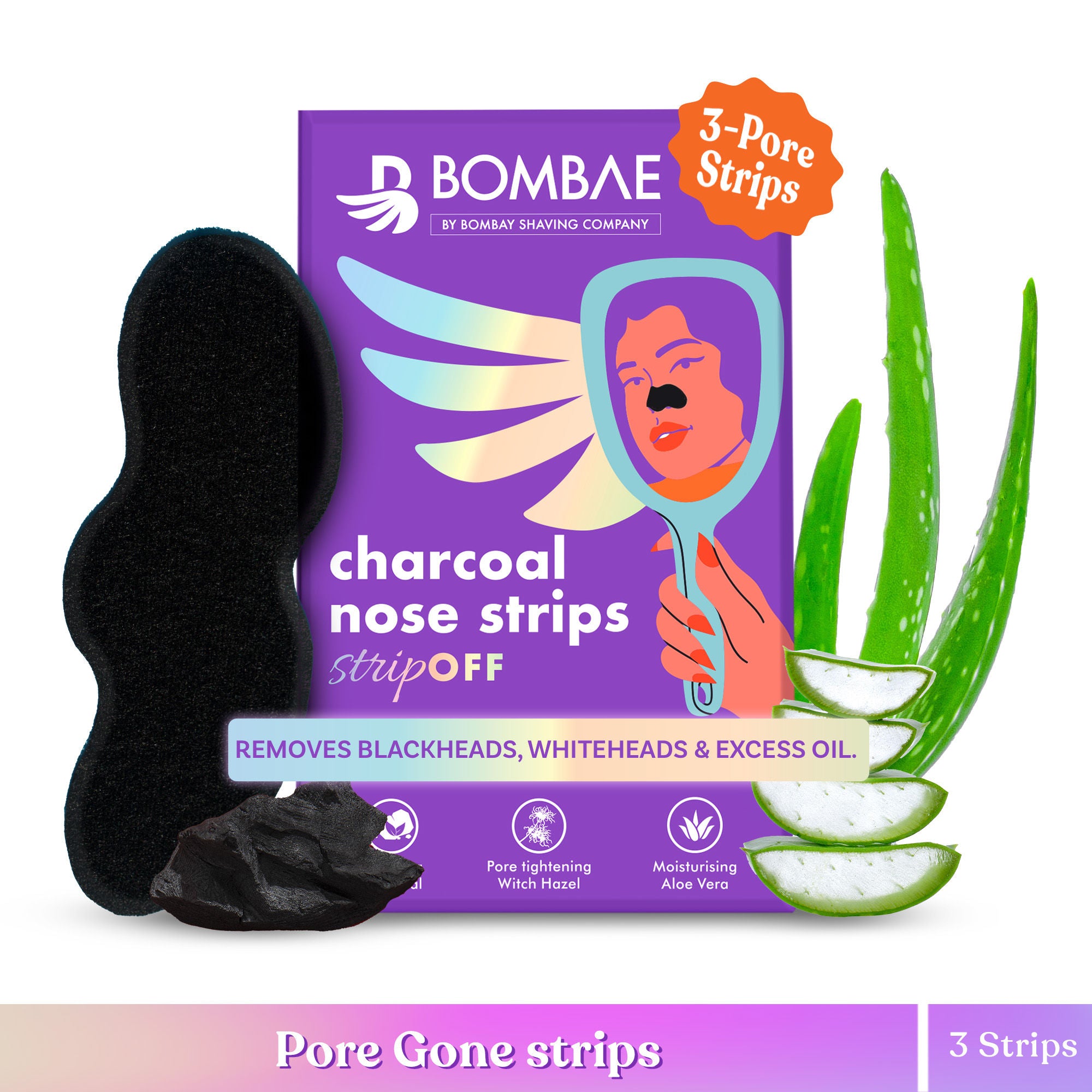 Bombae Charcoal Nose Strip