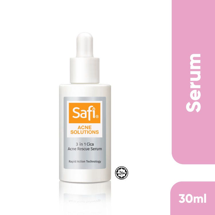 Safi Acne Solutions 3 In 1 Cica Acne Rescue Serum 30Ml