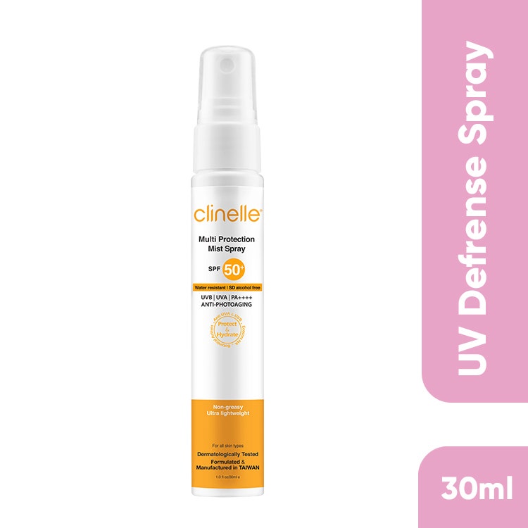 Clinelle Uv Defense Ultra Protection Mist Spray Spf50 Pa++++ 30Ml