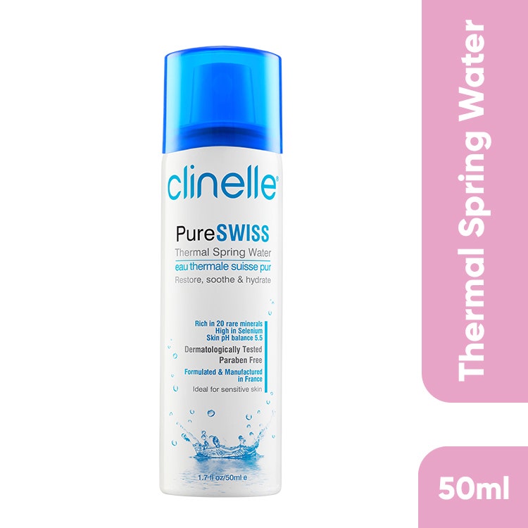 Clinelle Pureswiss Thermal Spring Water 50Ml