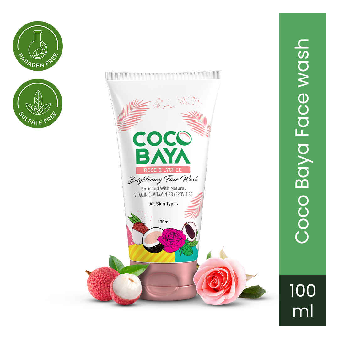 Coco Baya Rose & Lychee Brightening Face Wash - 100ml