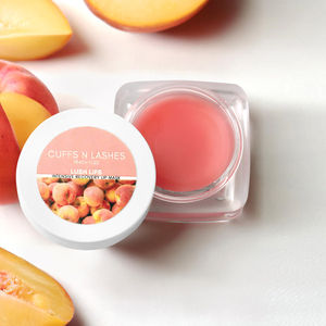 Cuffs N Lashes Shea Butter Vitamin E Castor Oil- Lip Mask- PEACH FUZZ 8 gm