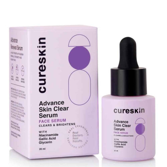 Cureskin Advance Skin Clear Niacinamide Face Serum | Clears & Brightens with Niacinamide, Gallic Acid and Glycerine (20 ml)