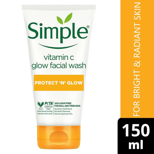 Simple Protect N Glow Vitamin C Facial Wash