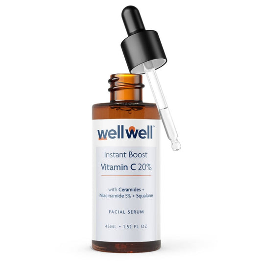 wellwell Instant Boost Vitamin C 20% Facial Serum
